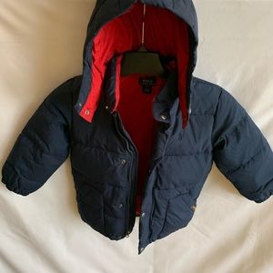 Boys winter hooded jacket